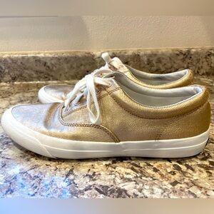 Keds Womens WF59024 Anchor Matte Brushed Metallic Rose Gold Sneakers